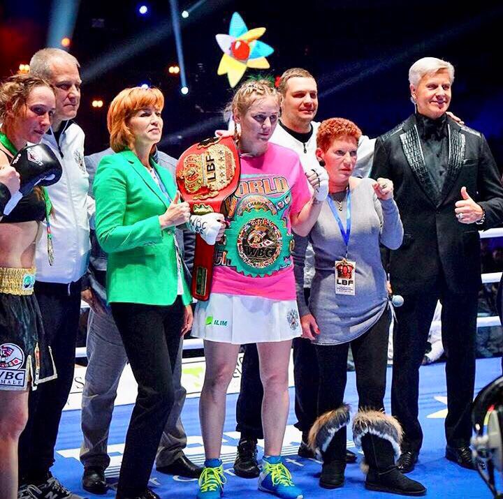 WBC Silver World light middelweight Champion & LBF World light middleweight Champion Inna Sagaydakovskaya